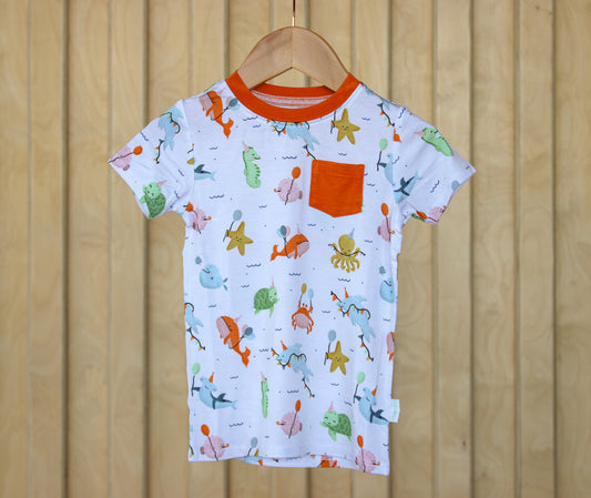 Summer Splash - Unisex Pocket Tee