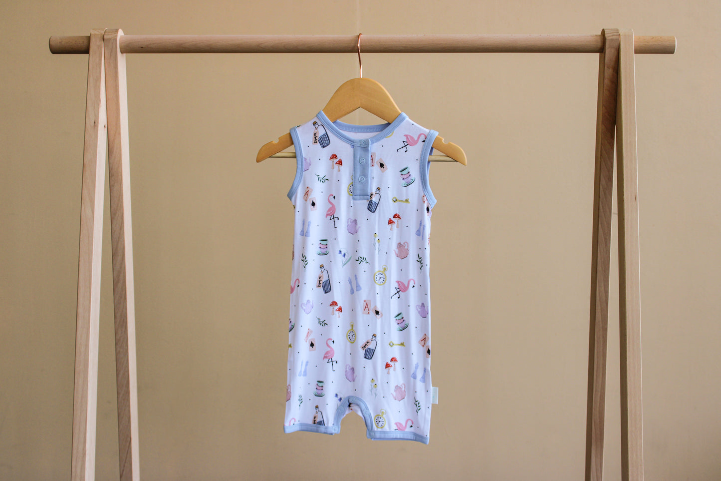 Story Time - Curiouser - Shortie Romper