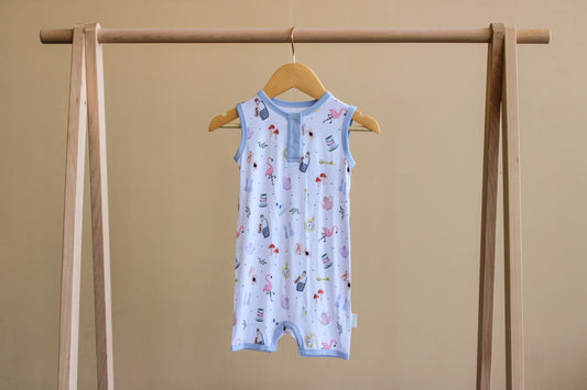 Story Time - Curiouser - Shortie Romper