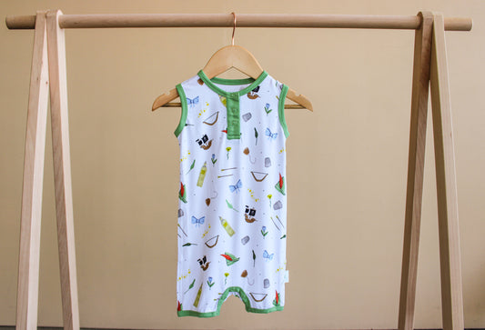 Story Time - Big Adventure - Shortie Romper