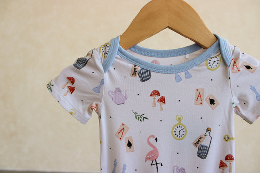 Story Time - Curiouser - Short Sleeve Bodysuit