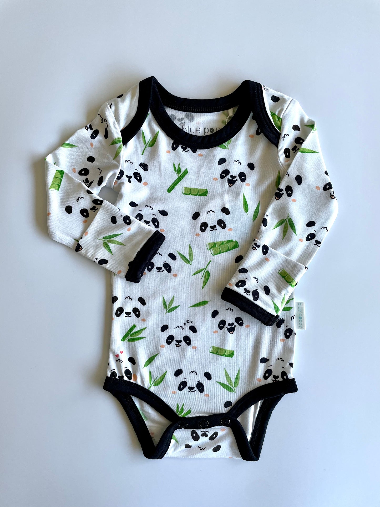 Expressions - Pandas - Long Sleeve Body Suit